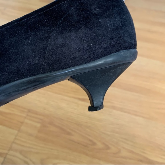 PRADA Suede Kitten Heel Square Toe - Picture 8 of 8